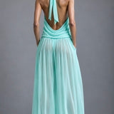 Aquamarine Drapeli Şifon Pantolon
