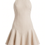 Éloise Linen Flare Mini Dress