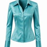 Émeraude Silk Satin Shirt