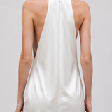 Pearl Essence Satin Dress