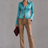 Émeraude Silk Satin Shirt