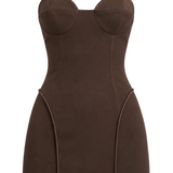 Cold Brew Sculpt Linen Dress