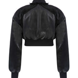 Phage Crop Jacket In Calfskin