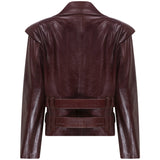 Unisex Bourbon Lampskin Phage Jacket
