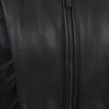 Quılted Down-Filled Satin and Leather Waistcoat