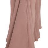 Sculpted Flared Trousers in Fluid Crepe