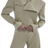 Lana Vergine Wool Crop Jacket