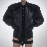 Phage Crop Jacket In Calfskin