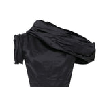 Silk Satin Draped Top